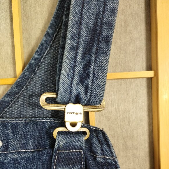 Carhartt Bib Denim Overalls Size 40 x 28*(see description) - Picture 3 of 11